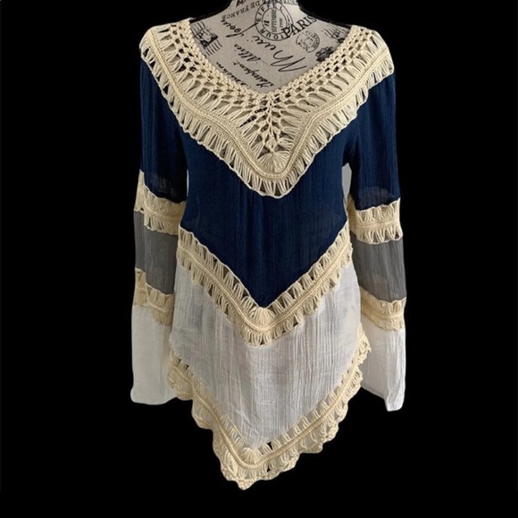 Women's medium boho Blouse - Picture 1 of 7